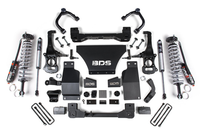 BDS 2.5 Inch Lift Kit | FOX 2.5 Performance Elite Coil-Over | Chevy Trail Boss or GMC AT4 1500 (19-24) 4WD | Gas