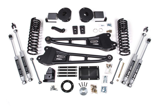 BDS 6 Inch Lift Kit w/ Radius Arm | Ram 2500 w/ Rear Air Ride (14-18) 4WD | Diesel