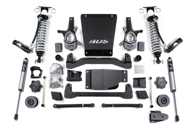 BDS 4 Inch Lift Kit | FOX 2.5 Coil-Over | Chevy/GMC Avalanche, Suburban, Tahoe, or Yukon 1500 (07-14) 4WD