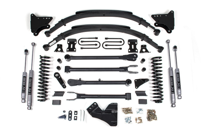 BDS 4 Inch Lift Kit w/ 4-Link | Ford F250/F350 Super Duty (08-10) 4WD | Gas