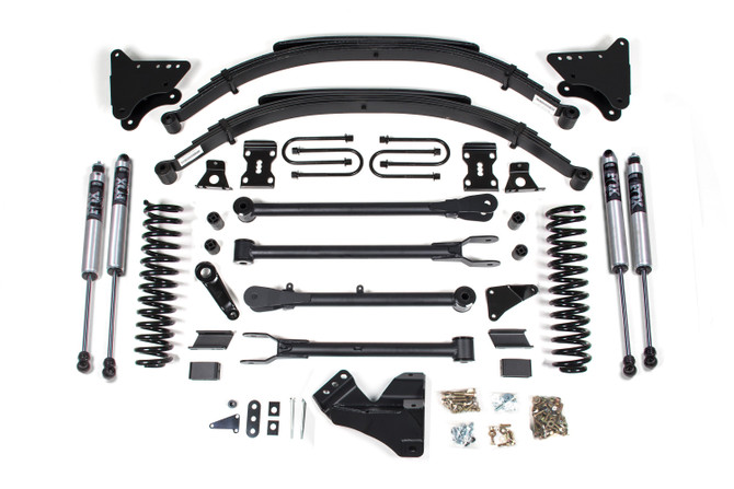 BDS 4 Inch Lift Kit w/ 4-Link | Ford F250/F350 Super Duty (11-16) 4WD | Gas