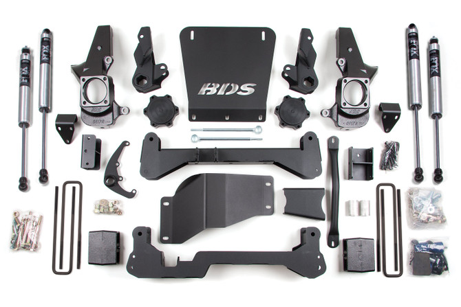 BDS 7 Inch Lift Kit | Chevy Silverado or GMC Sierra 2500HD/3500 (01-10) 4WD
