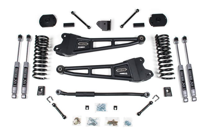 BDS 3 Inch Lift Kit w/ Radius Arm | Ram 2500 (14-18) and (2025) 4WD | Diesel