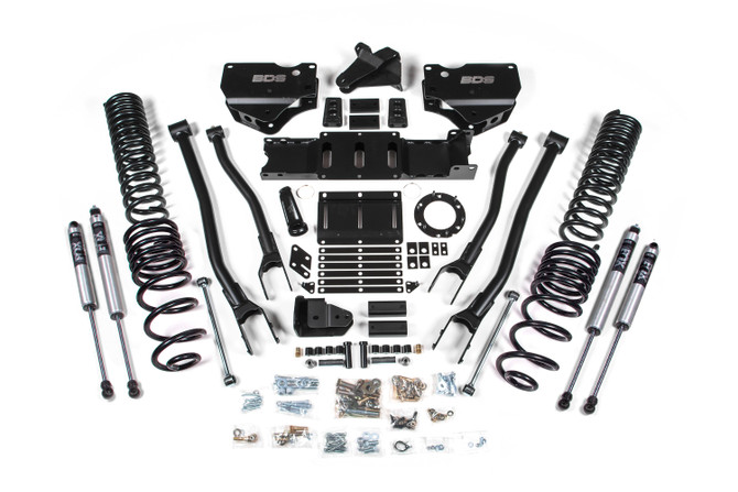 BDS 4 Inch Lift Kit w/ 4-Link | Ram 2500 (19-24) 4WD | Diesel