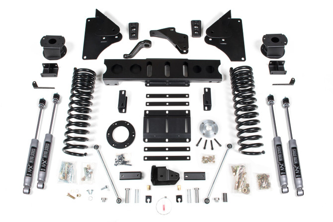 BDS 5.5 Inch Lift Kit w/ 4-Link | Ram 2500 w/ Rear Air Ride (14-18) 4WD | Gas