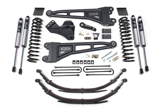 BDS 6 Inch Lift Kit w/ Radius Arm | Ford F250/F350 Super Duty (11-16) 4WD | Diesel
