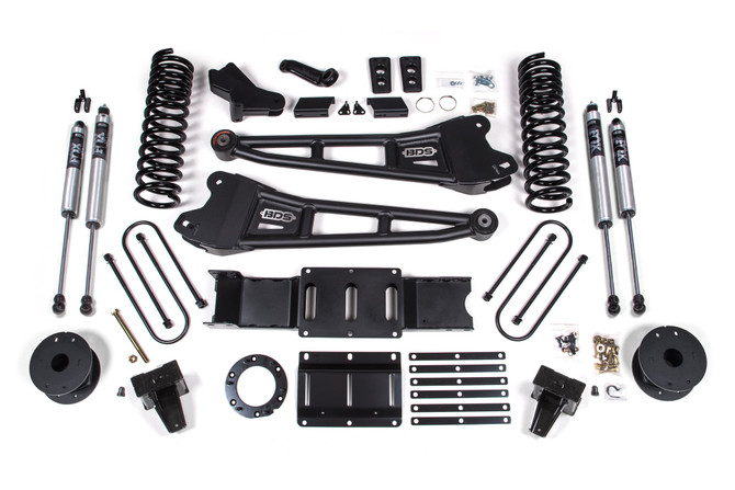 BDS 5.5 Inch Lift Kit w/ Radius Arm | Ram 3500 w/ Rear Air Ride (19-24) 4WD | Gas