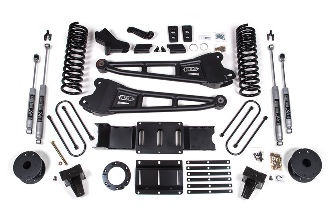 BDS 5.5 Inch Lift Kit w/ Radius Arm | Ram 3500 w/ Rear Air Ride (19-24) 4WD | Gas