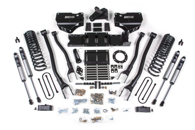 BDS 4 Inch Lift Kit w/ 4-Link | Ram 3500 (19-23) 4WD | Diesel