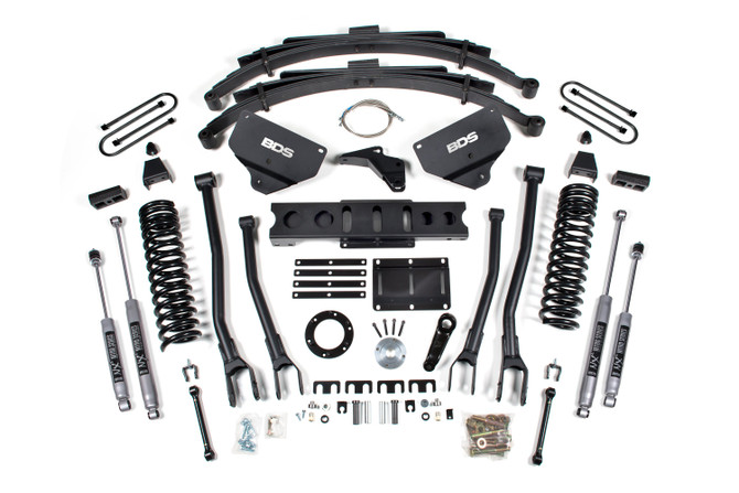 BDS 8 Inch Lift Kit w/ 4-Link | Ram 3500 (13-18) 4WD | Diesel