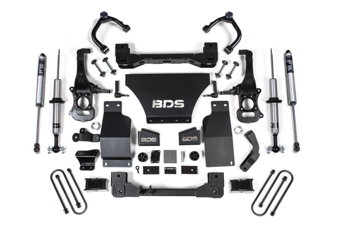 BDS 4 Inch Lift Kit | Chevy Silverado or GMC Sierra 1500 (2025) 4WD | Gas