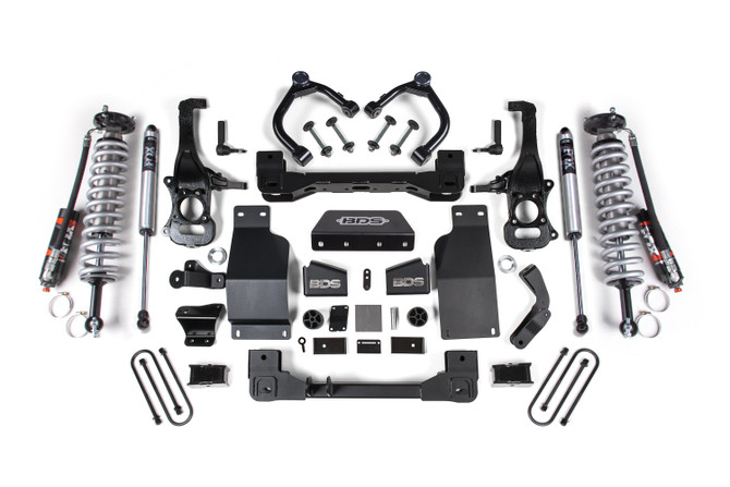 BDS 4 Inch Lift Kit | FOX 2.5 Performance Elite Coil-Over | Chevy Silverado or GMC Sierra 1500 (25-26) 4WD | Diesel