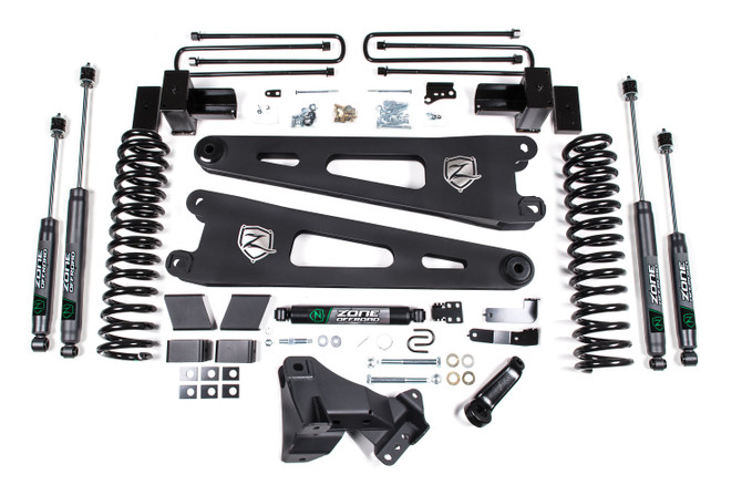 Zone 4 Inch Lift Kit w/ Radius Arm | Ford F250/F350 Super Duty (17-19) 4WD | Gas