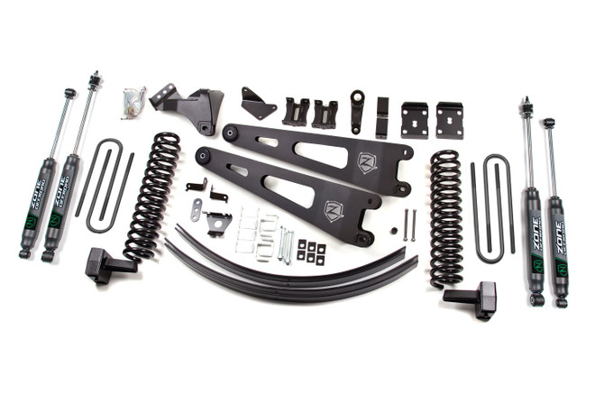Zone 6 Inch Lift Kit w/ Radius Arm | Ford F250/F350 Super Duty (11-16) 4WD | Diesel