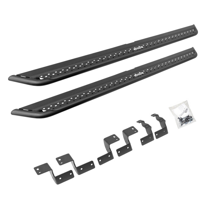 Go Rhino DSS4427T - Dominator Xtreme DSS SideSteps W/Bracket Kit -Textured Black