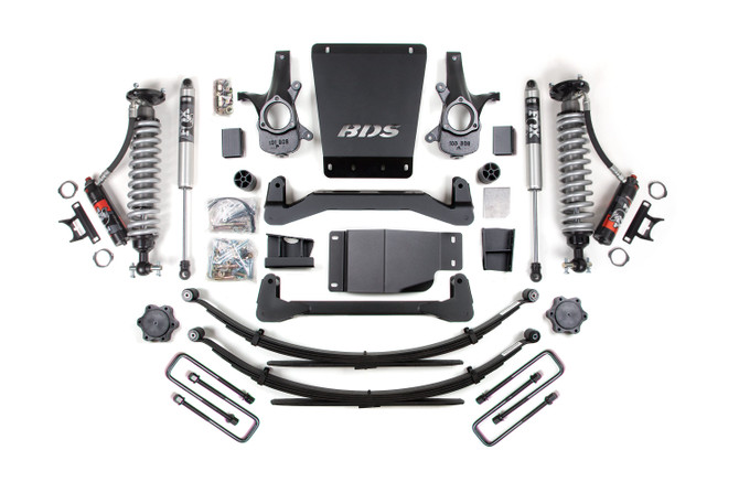 BDS 4 Inch Lift Kit | FOX Performance Elite Coil-Over | Chevy Silverado or GMC Sierra 1500 (07-13) 4WD
