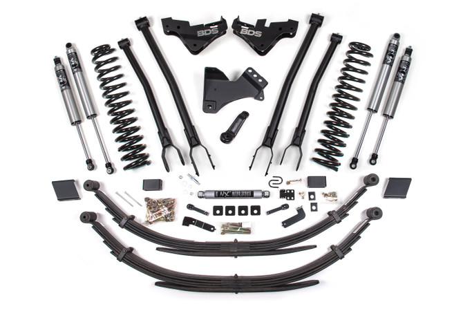 BDS 5 Inch Lift Kit w/ 4-Link | Ford F250/F350 Super Duty (23-26) 4WD | Diesel