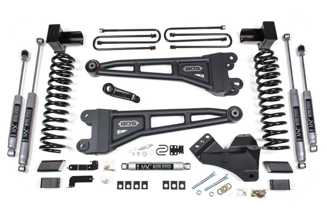 BDS 5 Inch Lift Kit w/ Radius Arm | Ford F350 Super Duty DRW (23-26) 4WD | Diesel