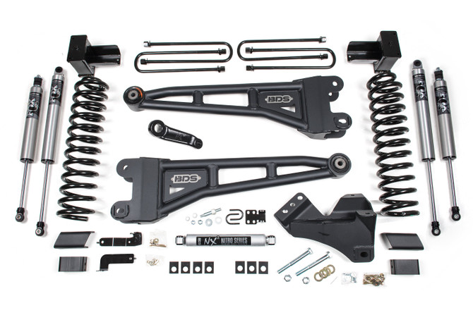 BDS 5 Inch Lift Kit w/ Radius Arm | Ford F350 Super Duty DRW (23-26) 4WD | Diesel