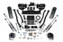 BDS 6 Inch Lift Kit w/ 4-Link | Ram 2500 w/ Rear Air Ride (19-24) 4WD | Diesel
