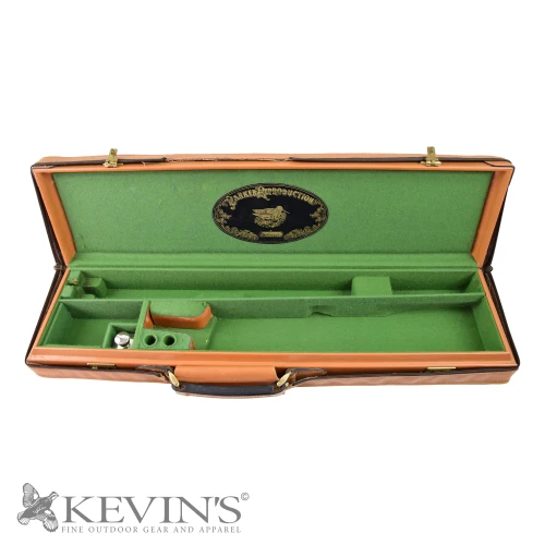 Parker Reproduction 26in Leather Hard Case 20ga Caps (Case009)