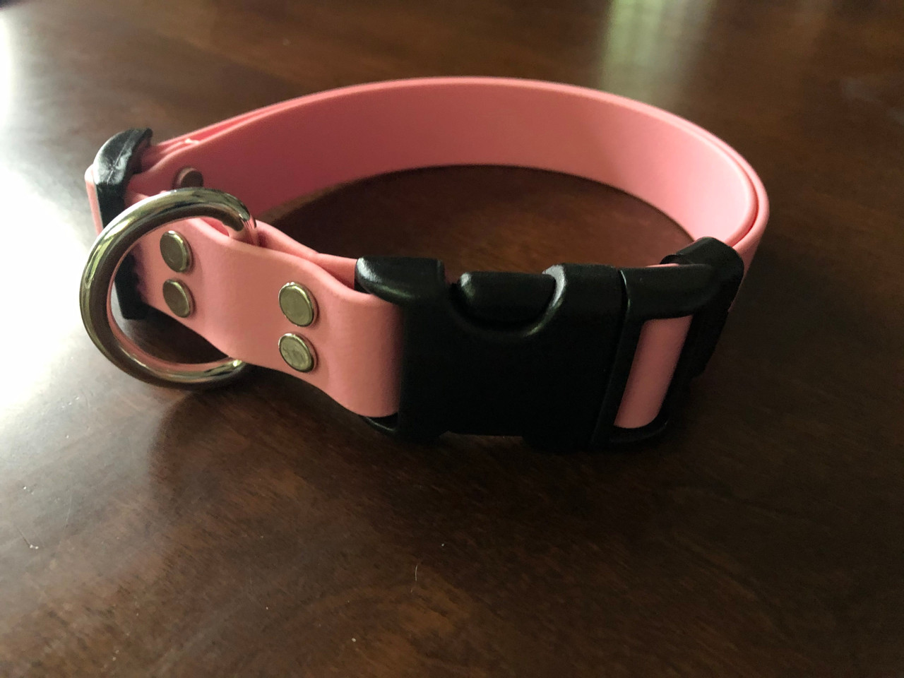  Nautical Dog Collar, Caninedesign, Quick Release Buckle, 1  inch Wide, Adjustable, Nylon, Medium and Large (Pink Anchors, Medium  13-19) : Pet Supplies