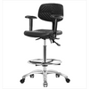 Spectrum® Polyurethane Chair Chrome - Medium Bench Height 19