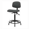 Spectrum® Fabric Chair Round Tube Base - High Bench Height 26 to 35