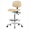 Spectrum® Vinyl Chair Chrome - High Bench Height 26 to 35
