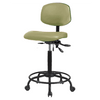 Spectrum® Vinyl Chair Round Tube Base- High Bench Height 26 to 35