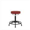 Spectrum® Vinyl Stool without Back, Round Tube Base - Medium Bench Height 20