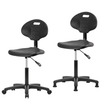 Spectrum® Basic Industrial Polyurethane Chair - Medium Bench Height 19