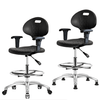 Spectrum® Clean Room Basic Industrial Polyurethane Chair Chrome - Medium Bench Height 19