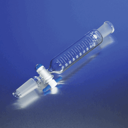 Corning® PYREX® Separatory Cylindrical Funnel, TS Joints, PTFE Stopcock - Each