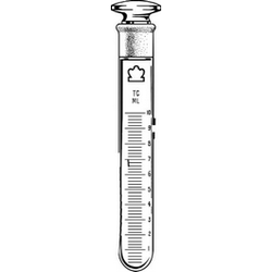 Kontes* Graduated Test Tubes with Flat Head TS Stopper