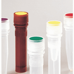 Thermo Scientific Nalgene* High Profile Closures with Color Coders for Micro Packaging Vials - Each