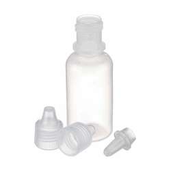 Wheaton* Natural LDPE Dropping Bottles with Tips and Caps