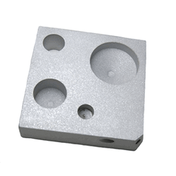 Kontes* Aluminum Heating Block - Each