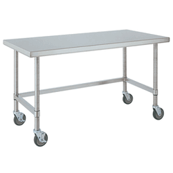 Metro* Mobile Work Tables, 3-sided Frame
