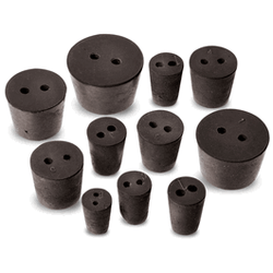 United Scientific Supplies Two Hole Rubber Stoppers
