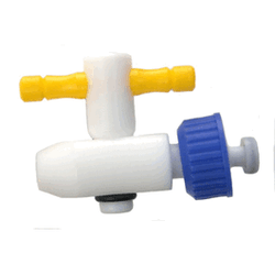 Kimble* LUBRI-FLO PTFE Stopcock with ThrEachded Nylon Closure