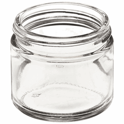 Precleaned and Certified Clear Tall Straight Sided Wide Mouth Jars