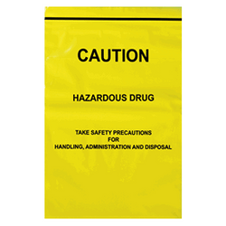 Caution Hazardous Drug Bags