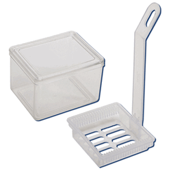 Dynalon® Kartell Slide Staining Jar and Tray with Lid, PMP