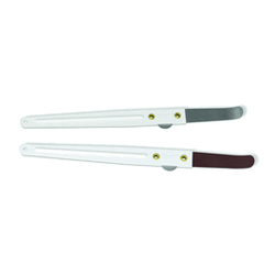 Scoop with Spatula, Polished Stainless Steel, Teflon Coated