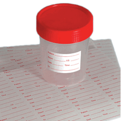 Globe Scientific Patient ID Labels for Specimen Containers and Tubes, Self-Adhesive