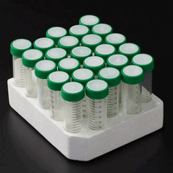 Celltreat® 50 mL Polypropylene Centrifuge Tubes with Marking Spot Caps - Each