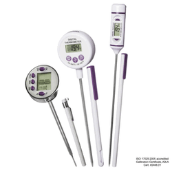 H-B DURAC Calibrated Electronic Stainless Steel Stem Thermometers