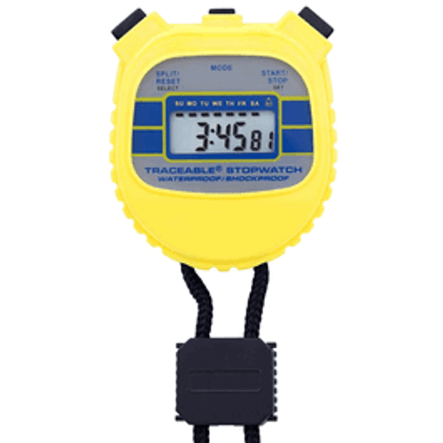 Traceable® Waterproof/Shockproof Stopwatch - Each