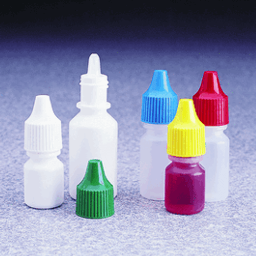 Thermo Scientific Nalgene* LDPE Dropper Bottles with Control Dispensing Tip and Assorted Color Caps
